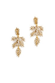 Foliage Earrings by Oscar de la Renta