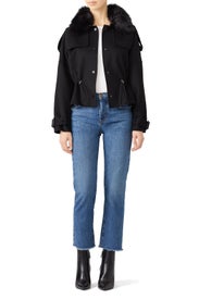 Black Tate Jacket by Ramy Brook