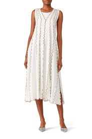 Cloudy White Midi Dress by See by Chloé