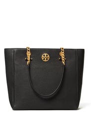 Black Chelsea Tote by Tory Burch Accessories