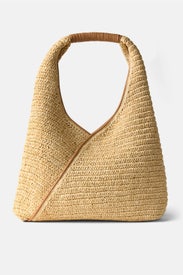 Monterey Raffia Tote by Cleobella Handbags