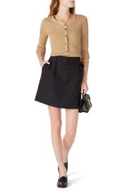 Dark Grey Mini Skirt by Club Monaco