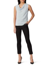 Sleeveless Drape Top by Emporio Armani