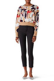 Shrunken Camo Pullover by Jason Wu