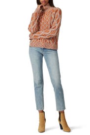 Orange Multicolor Sweater by Louna
