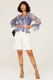 Ayat Ruffle Top by MISA Los Angeles