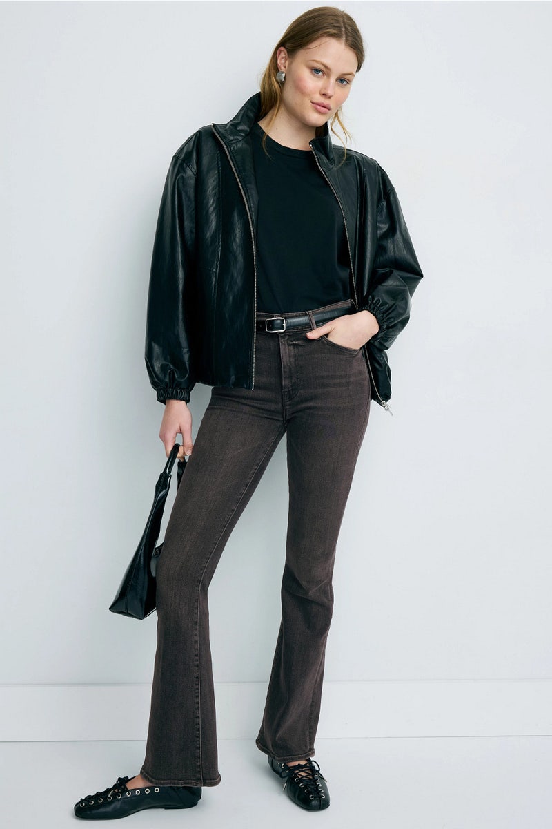 Faded Weekender Flare Jeans by MOTHER - Photo 0