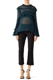 Hunter Green Top by Nicholas
