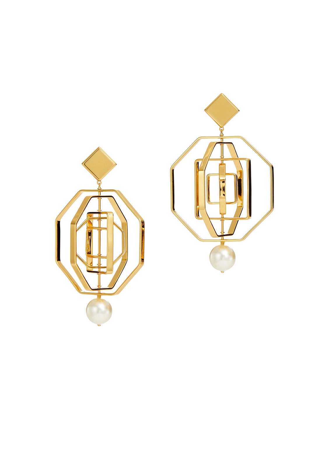 Geo Pearl Earrings by Tory Burch Accessories 1