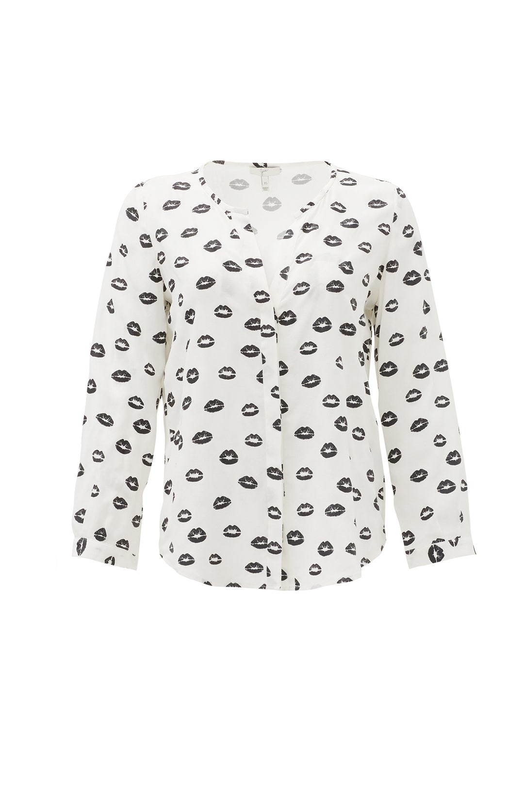 Noir Kiss Button Down by Joie