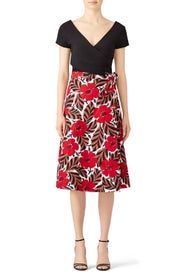 Poppy Field Wrap Skirt by kate spade new york