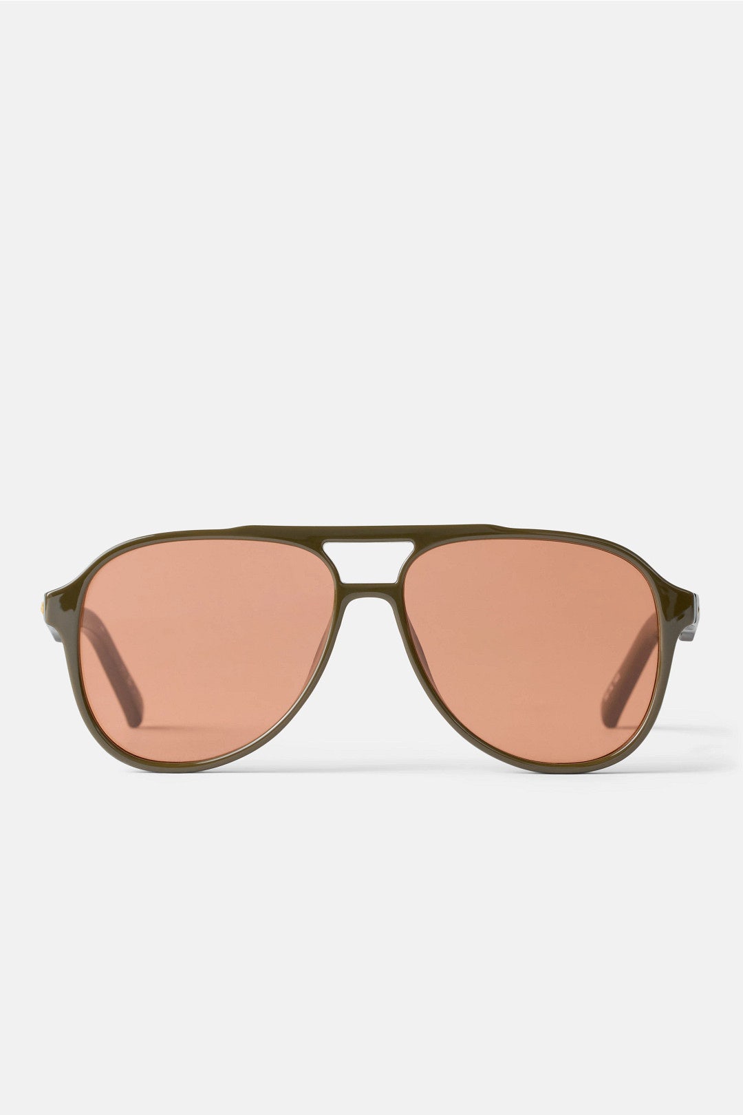 Tragic Magic Aviator Orange Tint Sunglasses by Le Specs