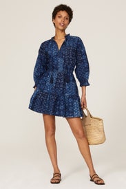 Eyelet Puff Sleeve Dress by Lauren Ralph Lauren