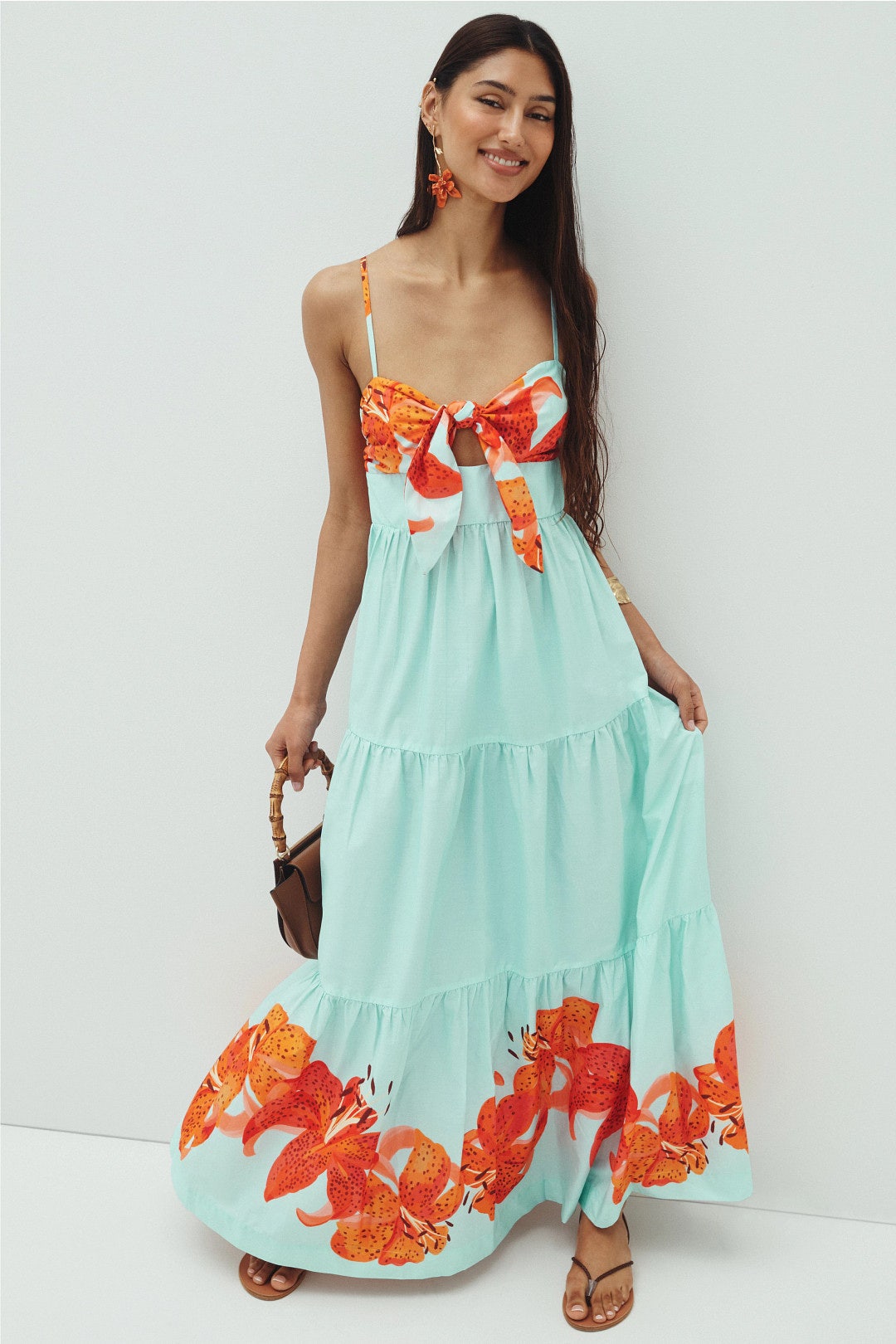 Front Bow Maxi Dress by Dress To 0