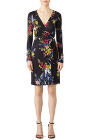 Julian Banded Wrap Dress by Diane von Furstenberg