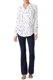 Stars Slim Signature Shirt by Equipment