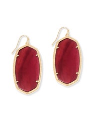 Burgundy Danielle Earrings by Kendra Scott