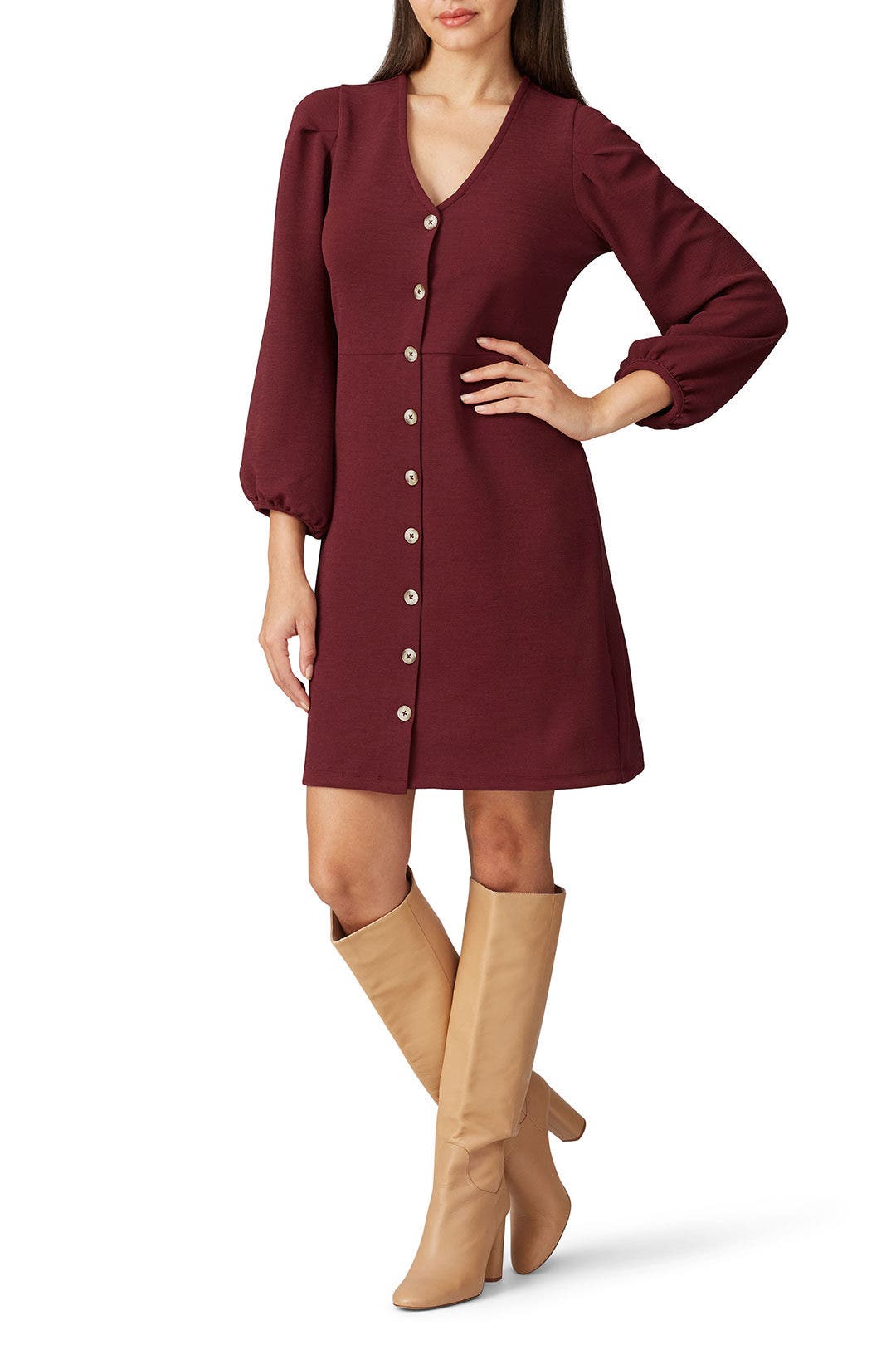 Texture And Thread Button Front Dress by Madewell 0