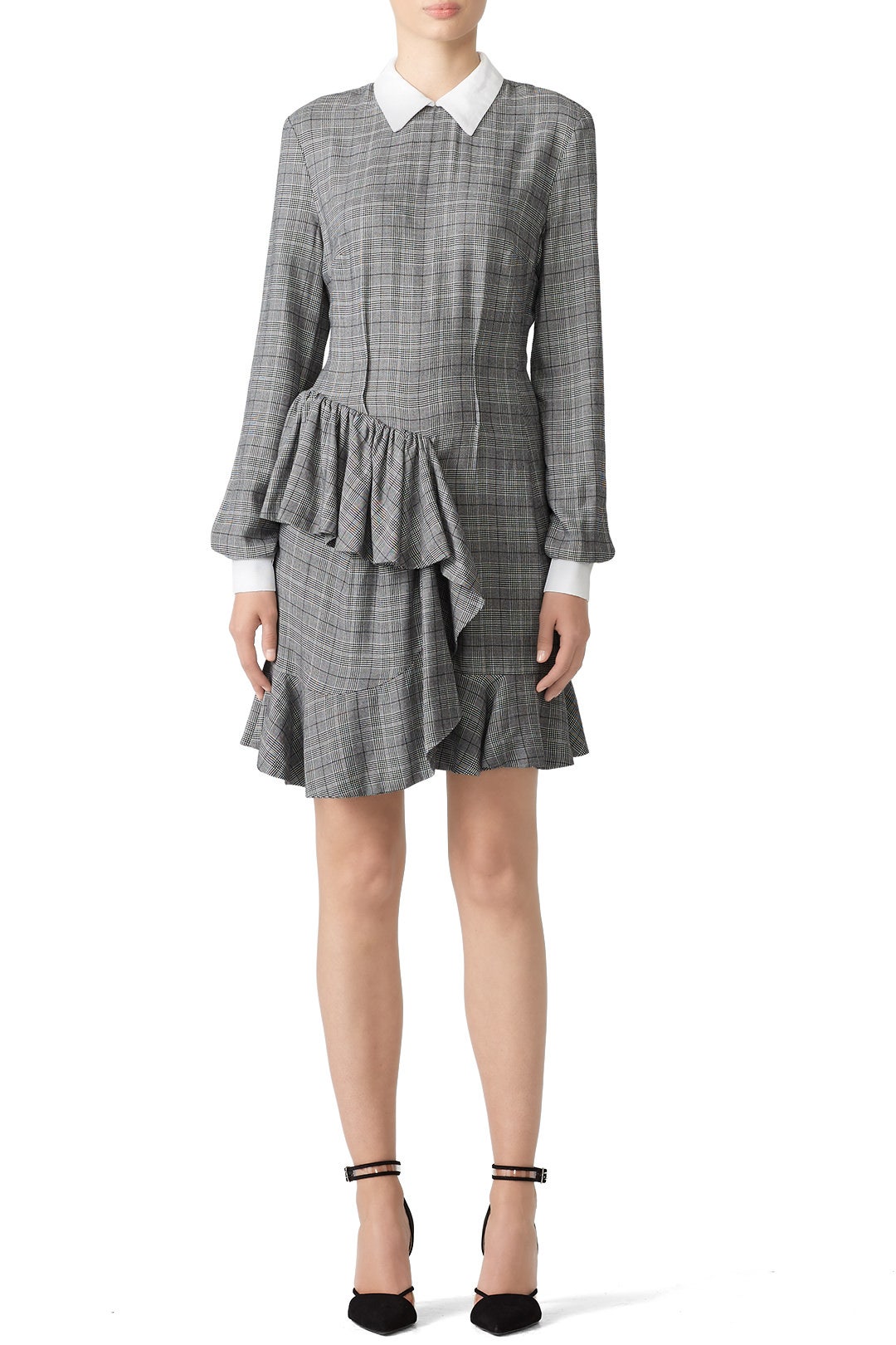 Grey Plaid Carter Dress by Petersyn 0