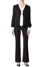 Sequin Tie Courtney Top by Rachel Zoe