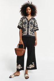 Perrine Floral Motif Shirt by Sandro