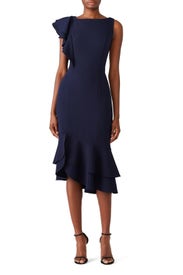 Navy Amurra Dress by Shoshanna