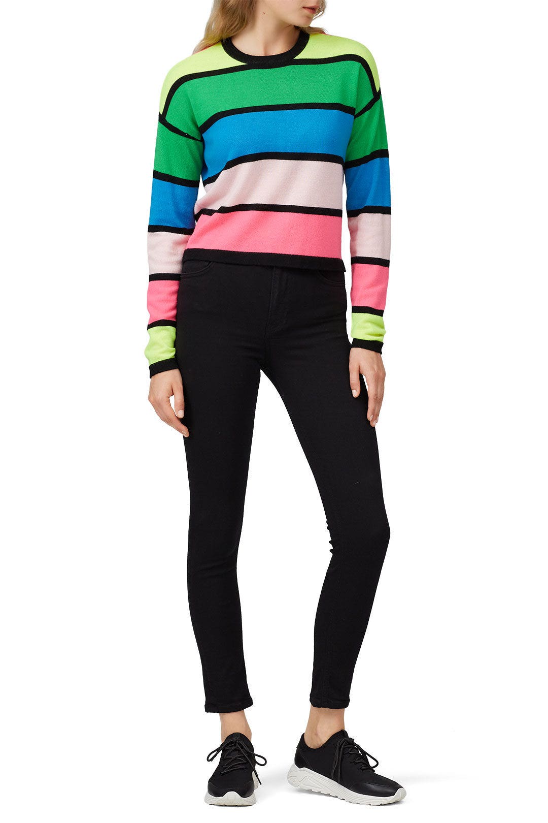 Multi Combo Stripe Sweater by Threads of PRVLG 0