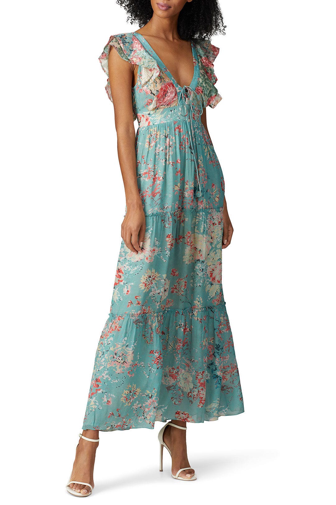 Printed Olivia Maxi by Hemant & Nandita 0