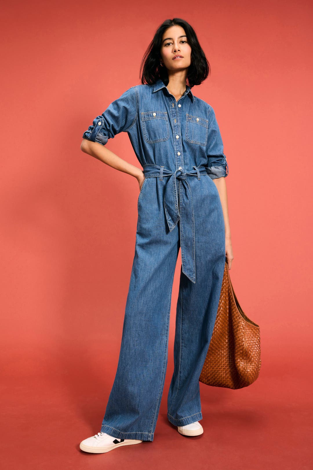 Ralph Lauren JUMPSUITS ストライプ NAVY New Ralph Lauren Women's Side-Stripe Crepe Jumpsuit 8 Navy