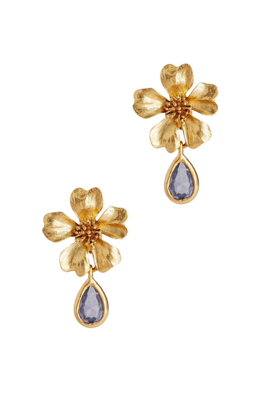Baroque Flower Earrings by Oscar de la Renta 1