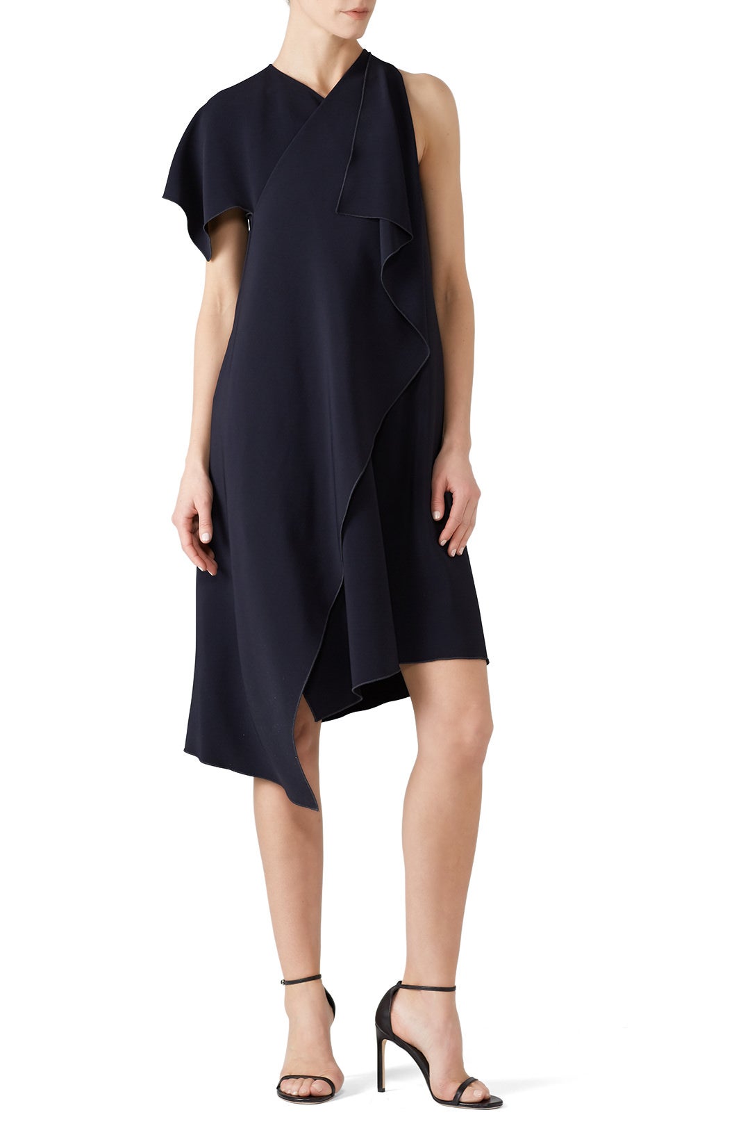 Asymmetric Cross Front Dress by Rosetta Getty 0