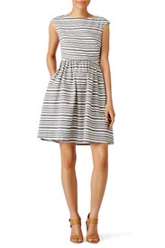 Little Lines Bow Dress by Slate & Willow