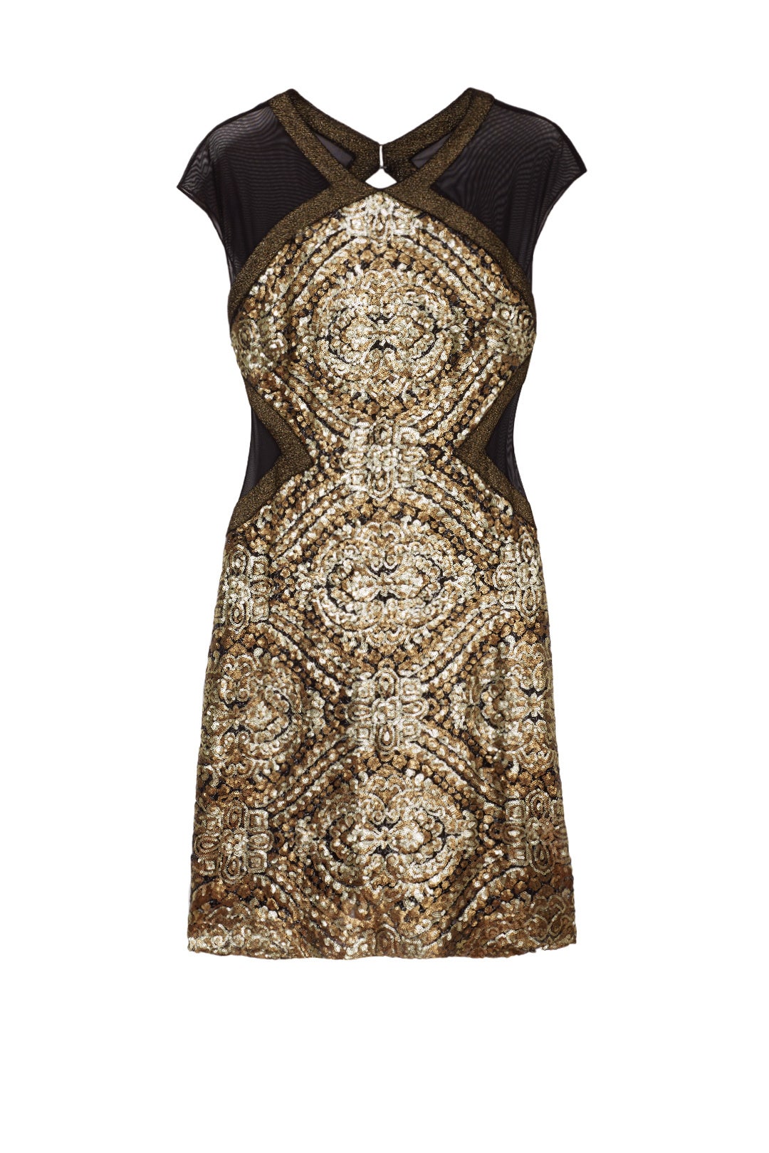 Eyes of Gold Dress by Badgley Mischka