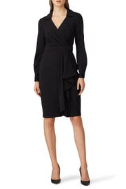 Ruffle Day Sheath by Badgley Mischka