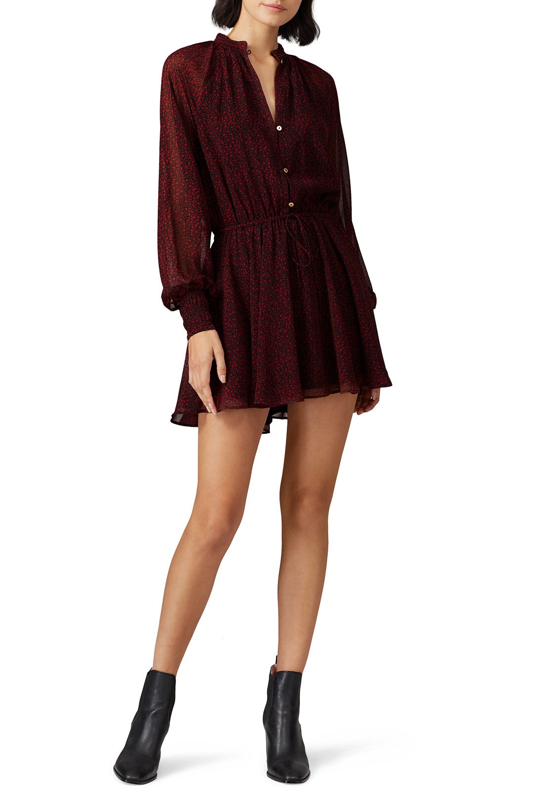 Red Kelly Mini Dress by Cleobella 0