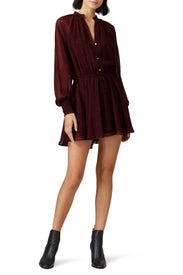 Red Kelly Mini Dress by Cleobella