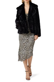 Short Faux Fur Jacket by Fifteen Twenty