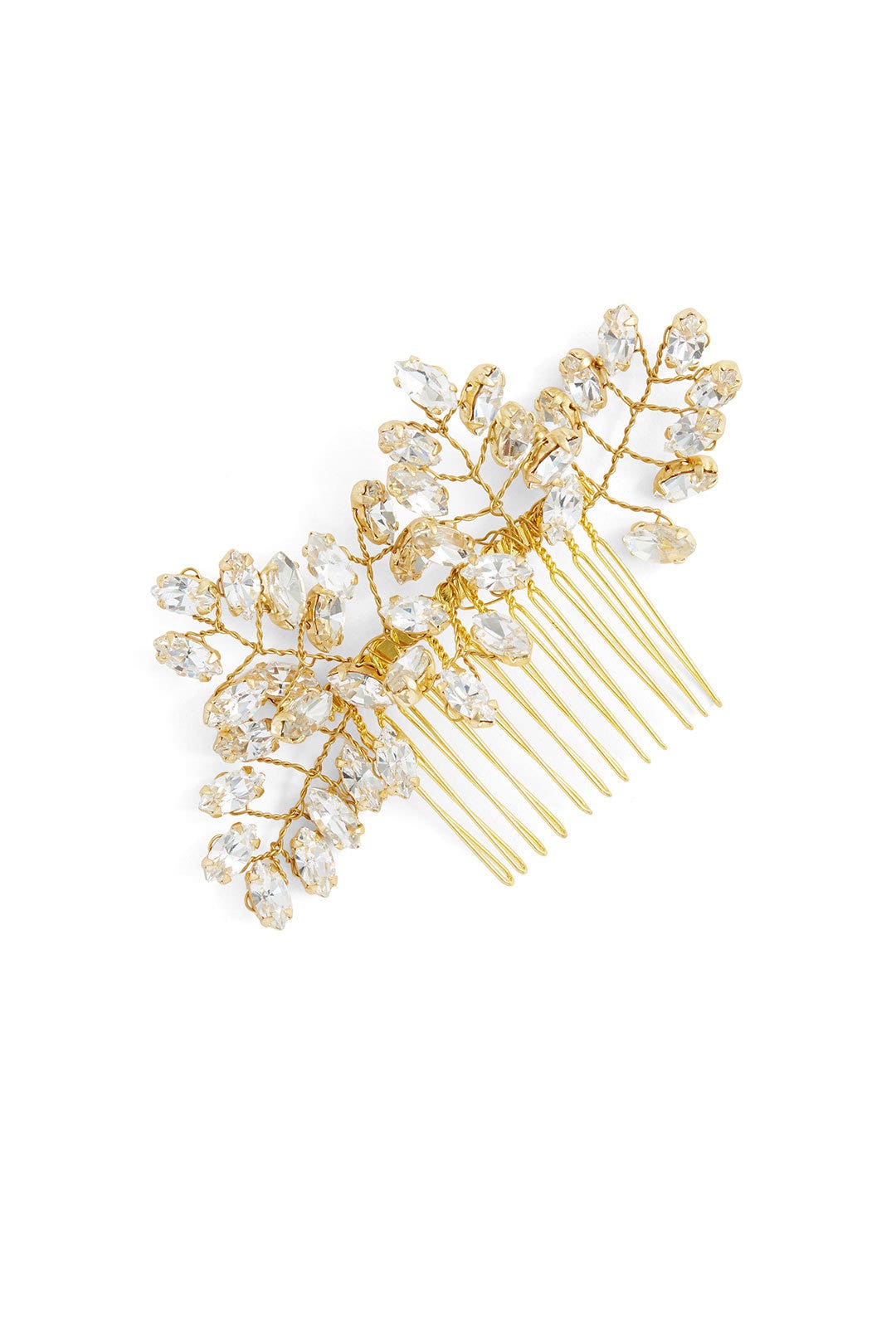 Gold Crystal Headpiece by Ever by Happily Ever Borrowed