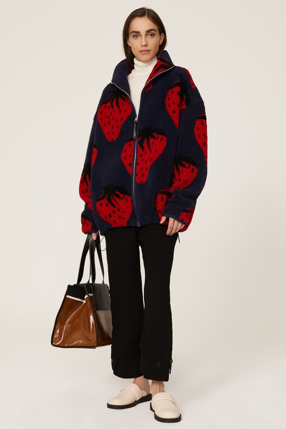 Strawberry Fleece Jacket by JW Anderson 0