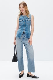 Perfect Vintage Wide-Leg Crop Jeans by Madewell