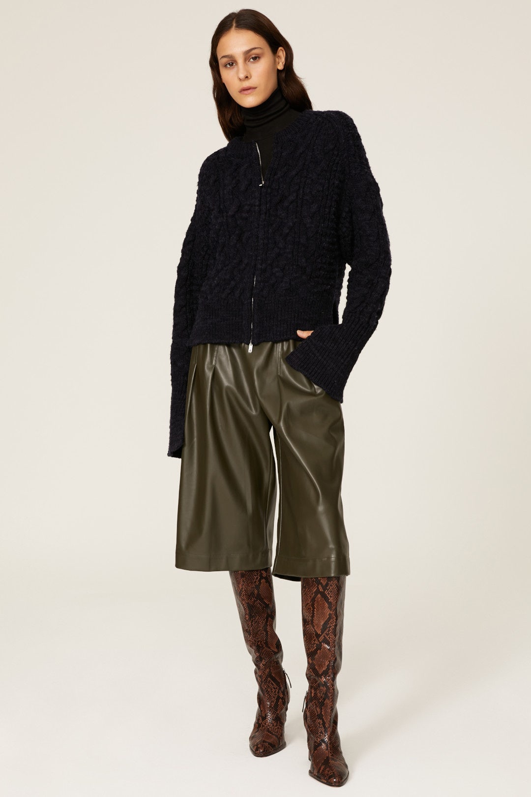 Chunky Knit Zip Up Cardigan by 3.1 Phillip Lim 0