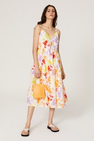 Sleeveless Floral Midi Dress by Peter Som x RTR