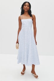 Monette Linen Dress by Reformation