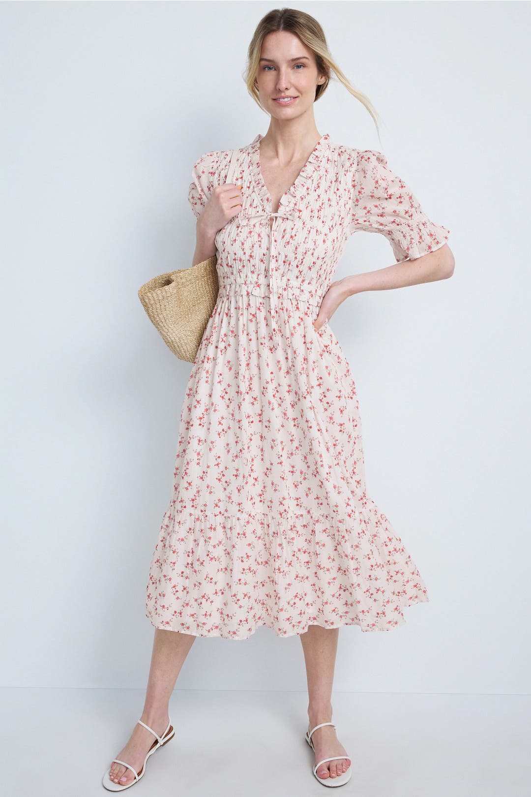 Sonica Floral Maxi Dress With Bows by Rails | Rent the Runway