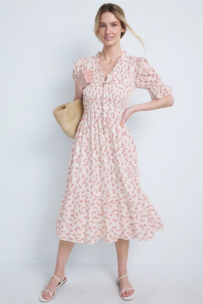 Sonica Floral Maxi Dress With Bows by Rails - Photo 0