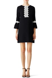 White Flower Dot Dress by Shoshanna
