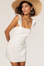 Ruthie Ruffle Denim Sheath by Show Me Your Mumu