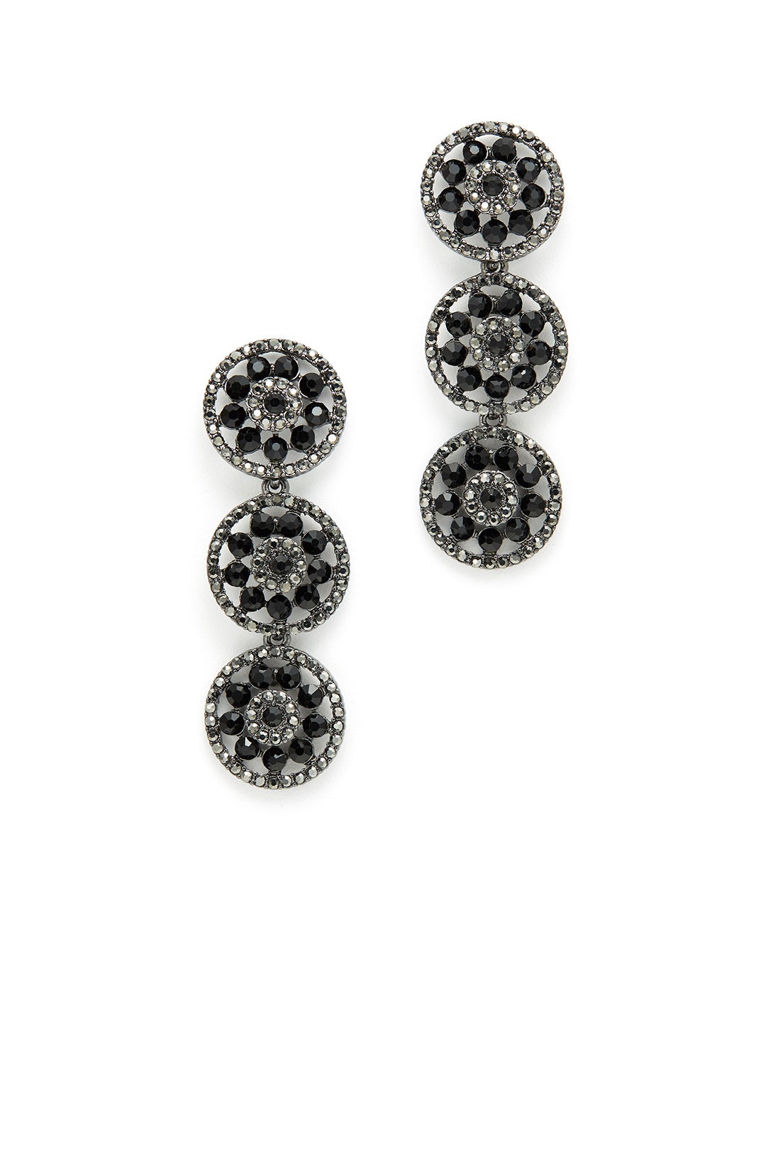 Black Sun Earrings by Slate & Willow Accessories