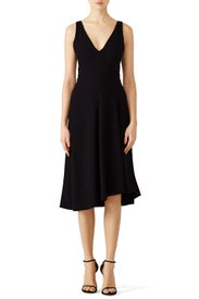 Black Tadayon Dress by Theory
