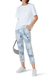 Blue Tie Dye Pants by Victor Alfaro x RTR